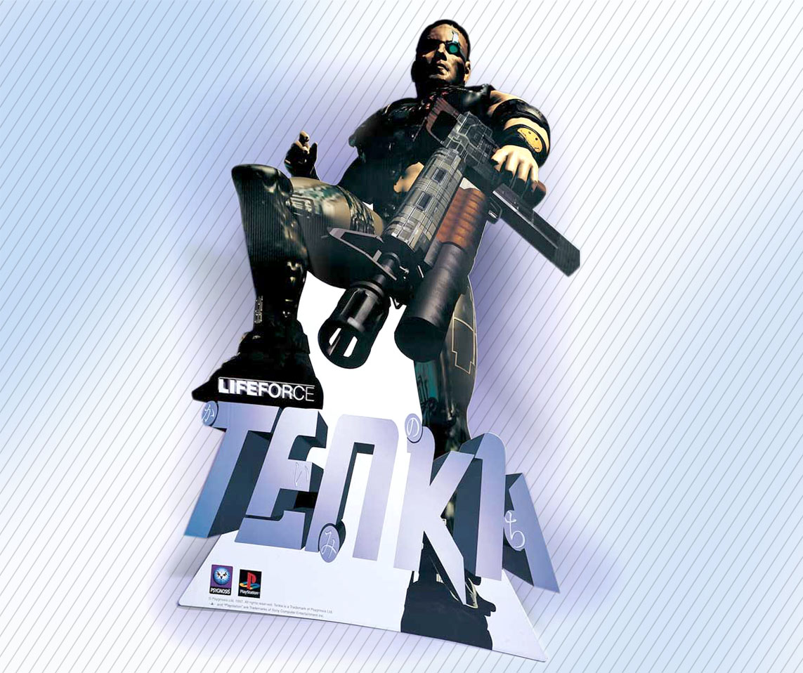 POS for Sony - large life size Tenka standee